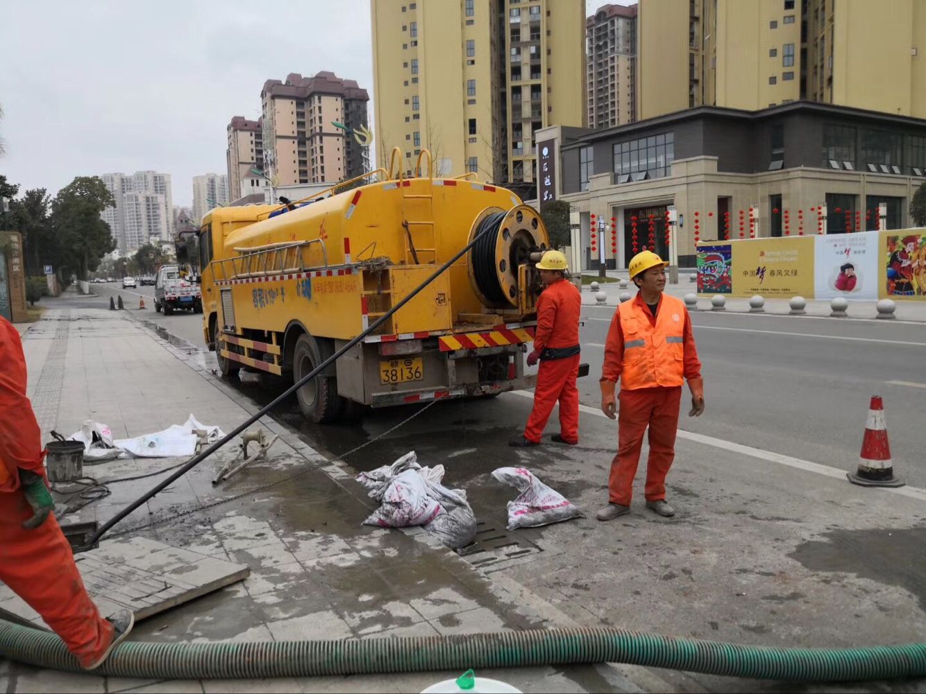 宣城排污管道清淤-管道清洗